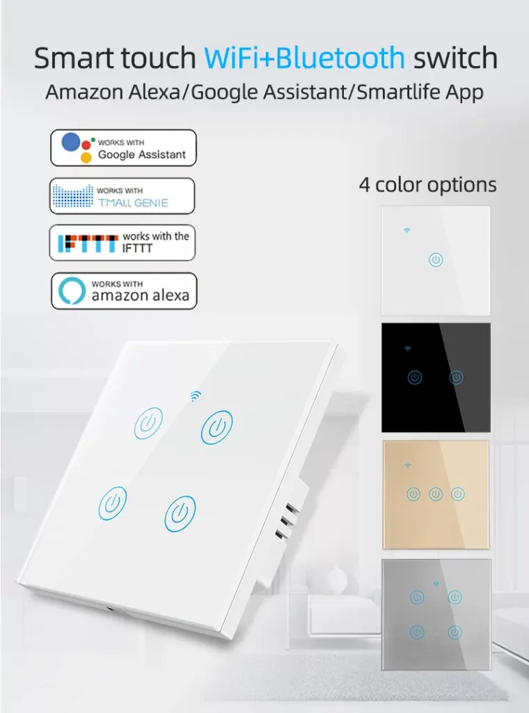 smart touch WiFi+Bluetooth switch