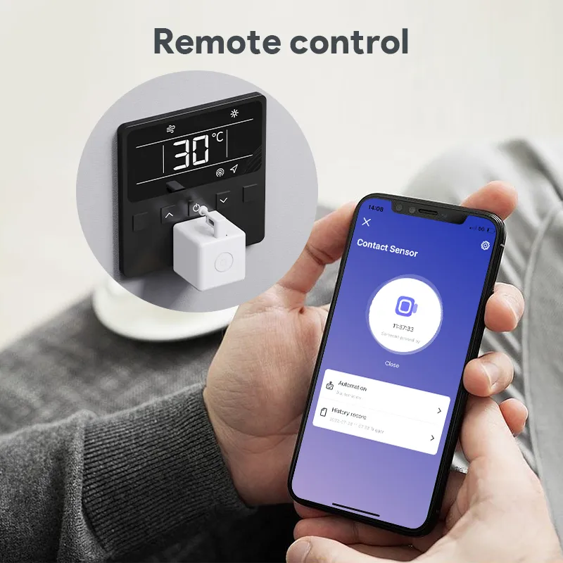 Fingerbot smart switch can be remotely controlled via mobile phone