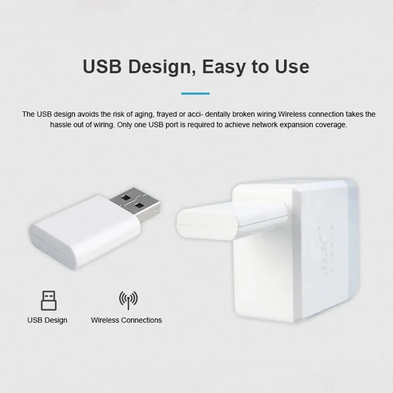 El repetidor Zigbee tiene un diseño USB y es fácil de usar.