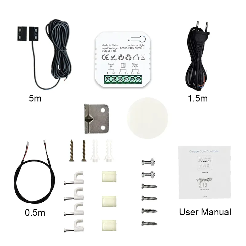 garage door opener module package list