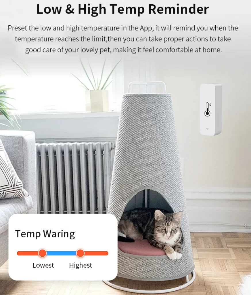 تنبيه الرطوبة ودرجة الحرارة