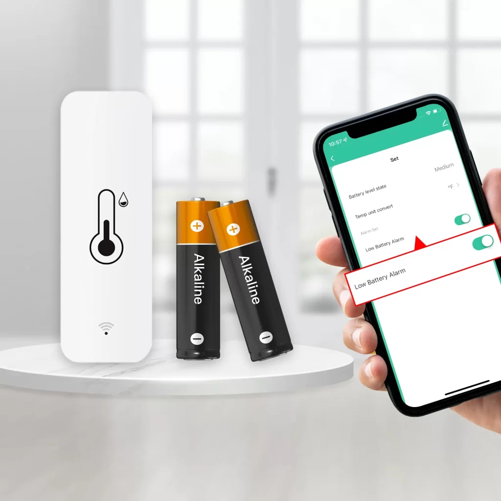 إعداد الرطوبة ودرجة الحرارة
