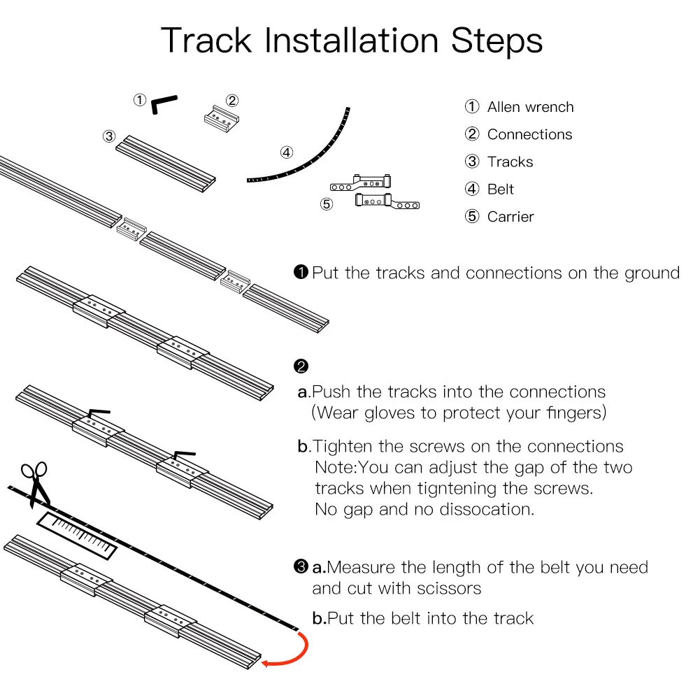 smart curtain track installation steps