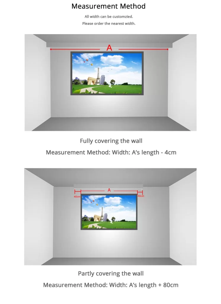 smart curtain track measurement method