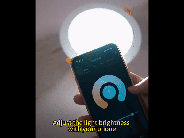 ضبط سطوع الإضاءة باستخدام هاتفك