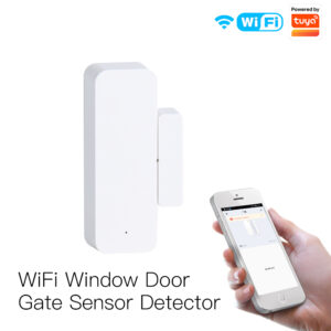 white door and window sensor