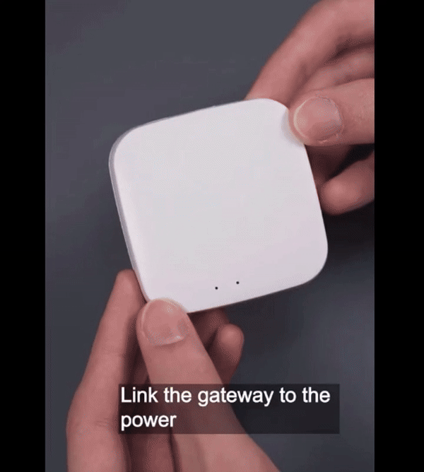 Conecte la puerta de enlace inalámbrica Zigbee al sensor de la puerta
