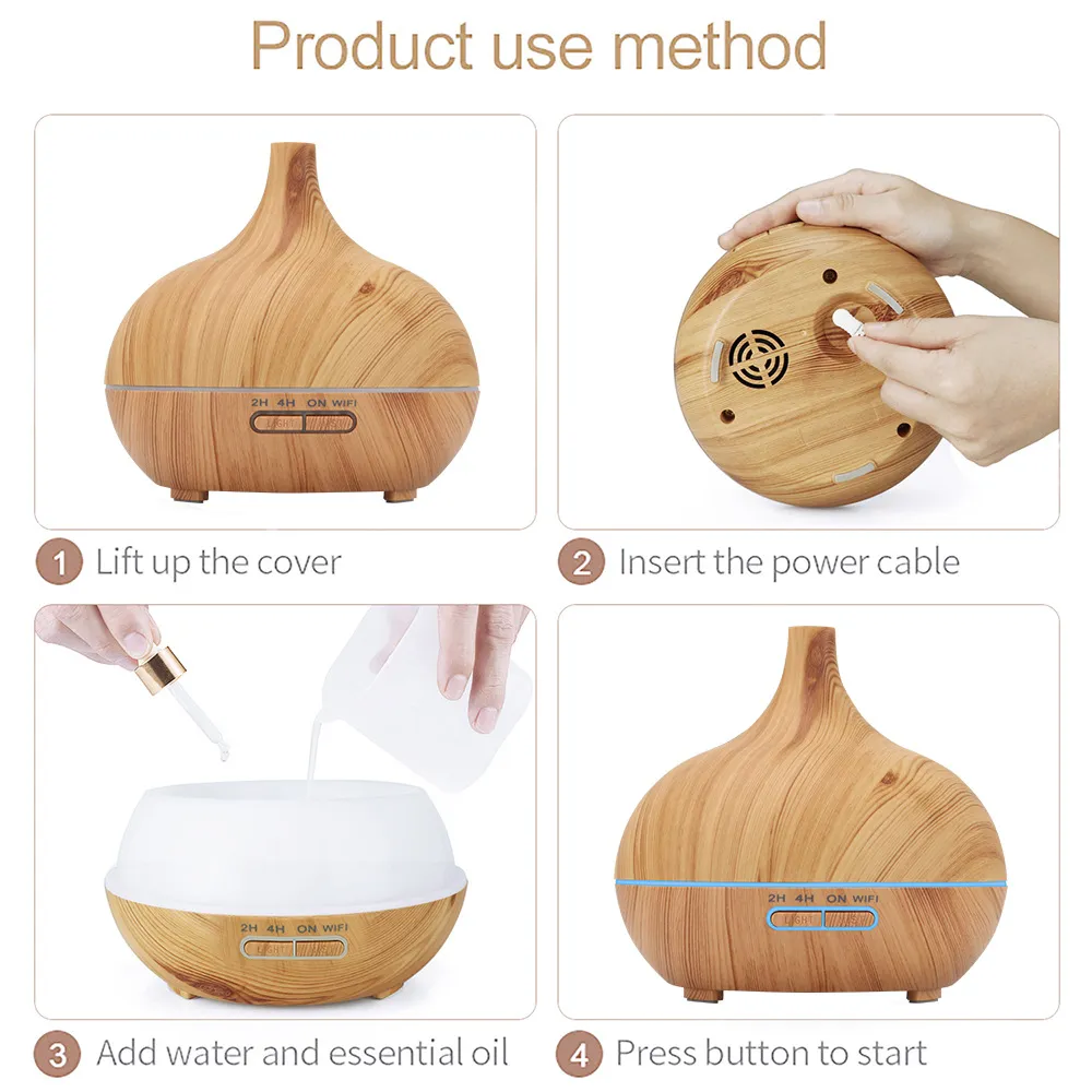 Smart WiFI aroma diffuser usage method